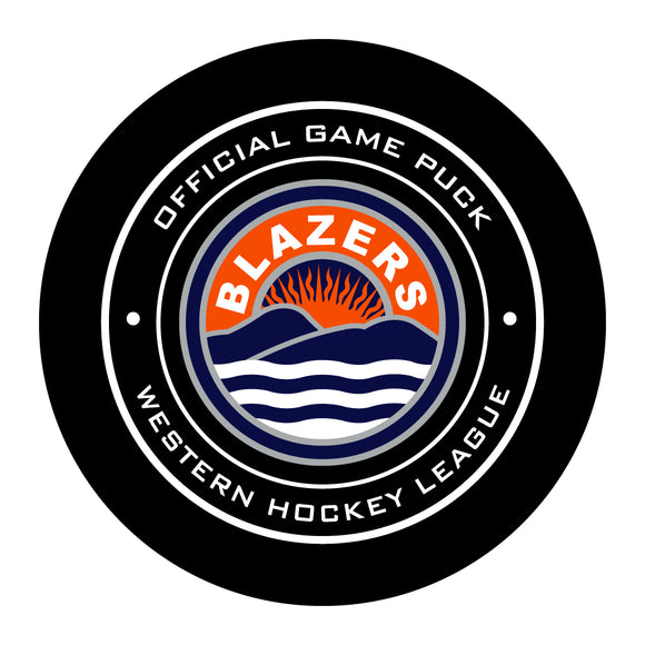 WHL Kamloops Blazers Official Game Puck (Season 2017-2018) - Kamloops#1