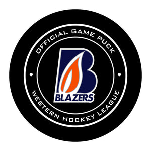 WHL Kamloops Blazers Official Game Puck (Season 2017-2018) - Kamloops#2