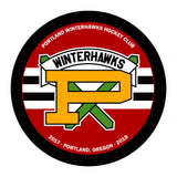 WHL Portland Winterhawks Official Game Puck (Season 2017-2018) - Portland#1