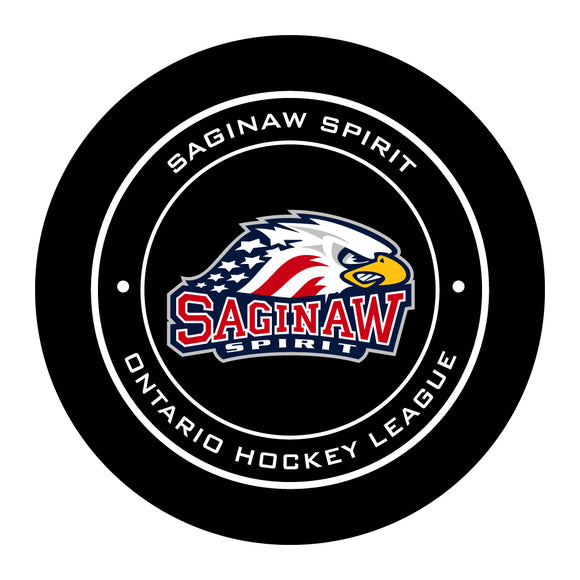 OHL Saginaw Spirit Official Game Puck (Season 2016-2019) - Spirit#1