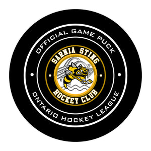 OHL Sarnia Sting Official Game Puck (Season 2017-2018) - Sting#1
