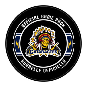 QMJHL Shawinigan Cataractes Official Game Puck (Season 2017-2018) - Shawinigan#1