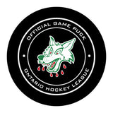 OHL Sudbury Wolves Official Retro Game Puck (Season 2016-2017) - Wolves#1