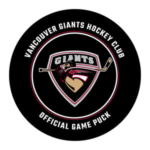 WHL Vancouver Giants Official Game Puck (Season 2017-2018) - Vancouver#1