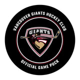 WHL Vancouver Giants Official Game Puck (Season 2017-2018) - Vancouver#1